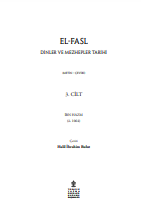 Dinler ve Mezhepler Tarihi, el-Fasl 3 Cilt